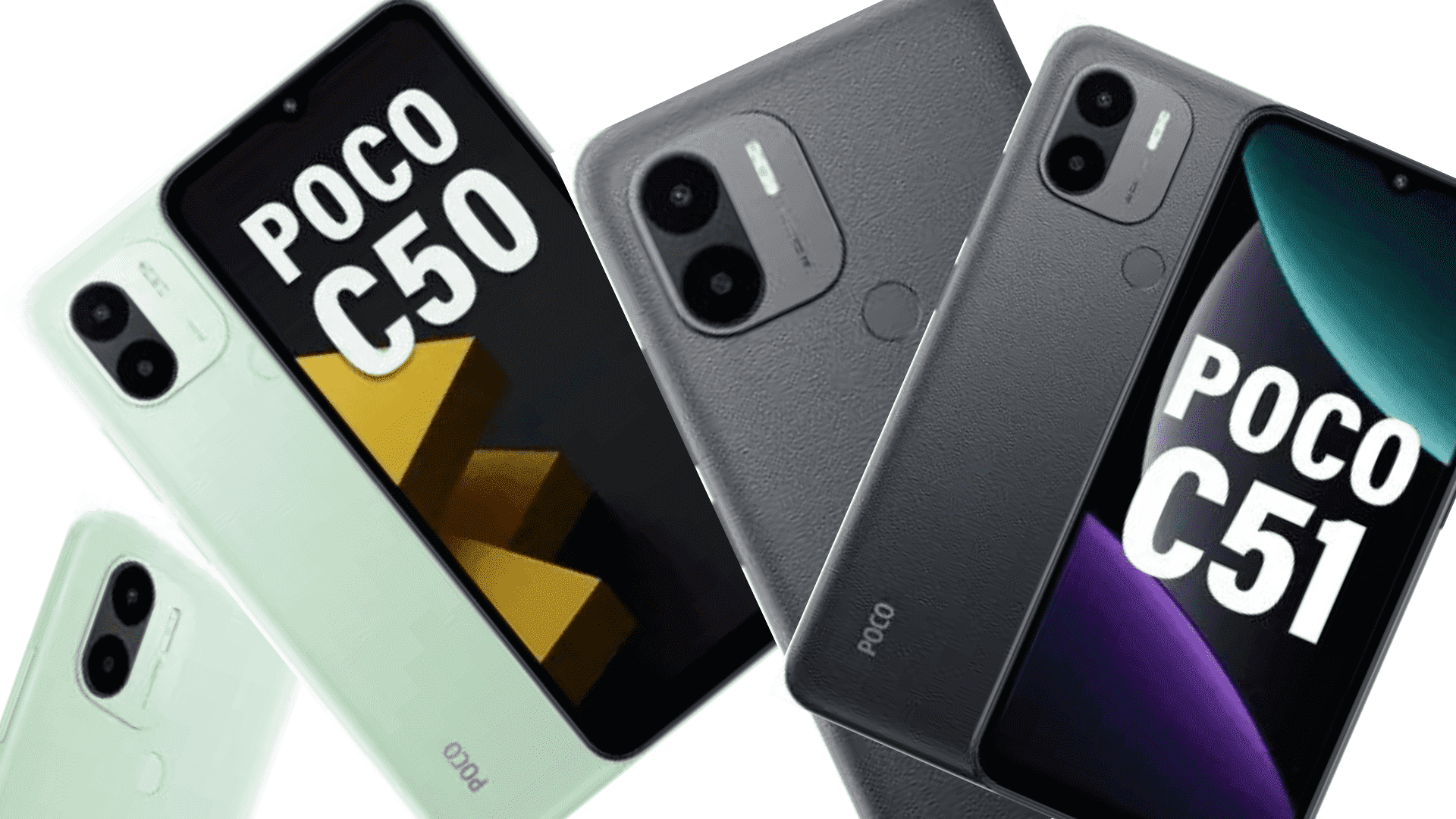 POCO C51 or POCO C50: बेहतरीन स्मार्टफोन 5000 रू तक विकल्पों का तुलनात्मक विश्लेषण